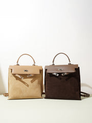 Elisa Twist Lock Three-Way Backpack