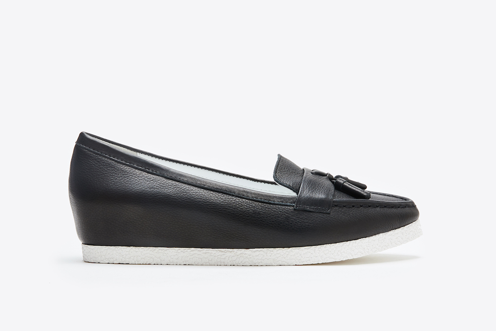 pointed platform loafers